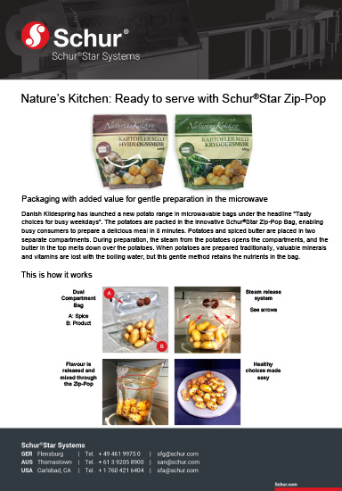Nature's Kitchen: Ready to serve with Schur®Star Zip-Pop